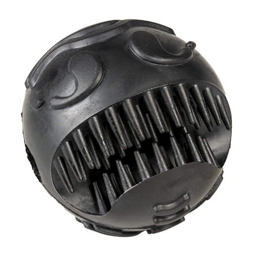 [12565] Rubber sad face ball [black (Black)]
