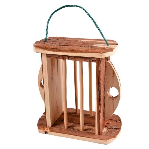 [12695] Wooden hayrack in bark