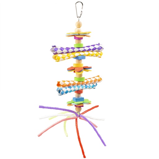 [12707] Colourful pendant with plastic toys [multicolored (Multi)]
