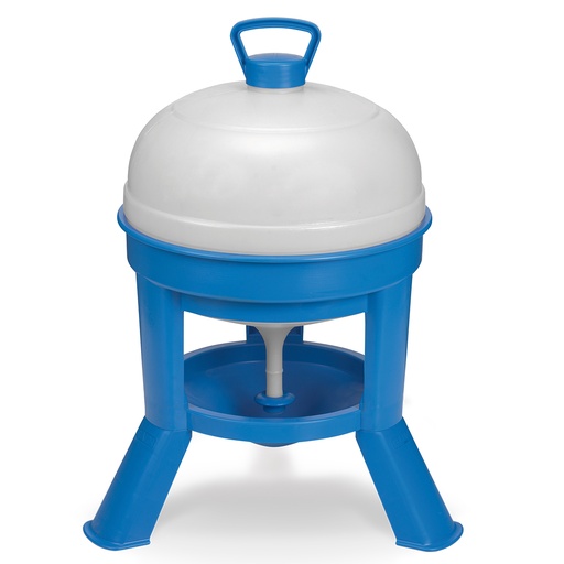 [12749] Polystyrene poultry water reservoir with feet [blue (Blue)]
