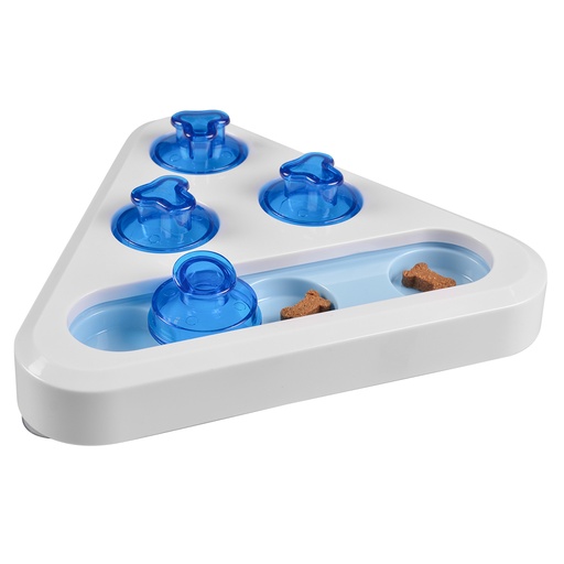 [12767] Seek `n snack puzzle - triangle [blanc/bleu (Blanc)]
