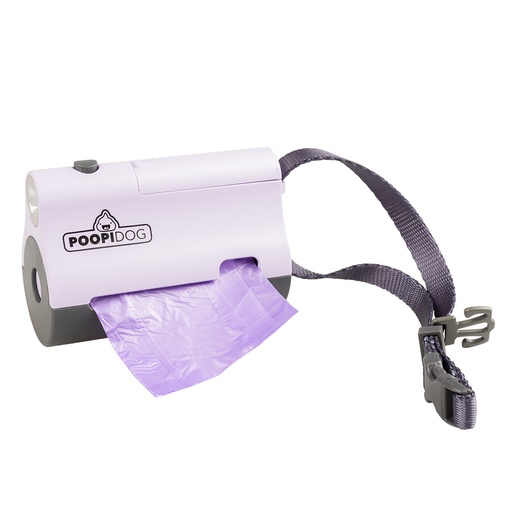[12927] Distributeur sacs ramasse-crottes LED [violet (Violet)]