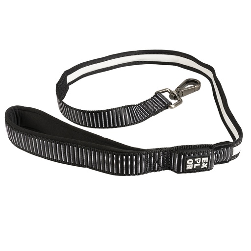 [12954] EXPLOR City Paris leash LED nylon [black (Black)]