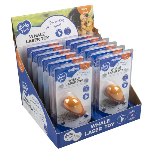[13312] Whale laser cat toy [mixed colors (Multi)]