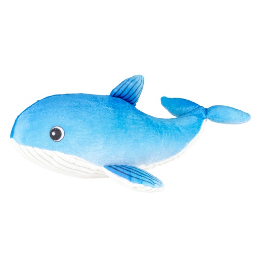 [13447] Plush whale ocean [blue/white (Blue)]