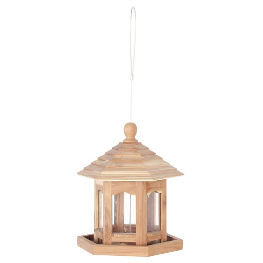 [13542] Gartenvögel Futterhaus Zedernholz Lima [braun (Braun)]