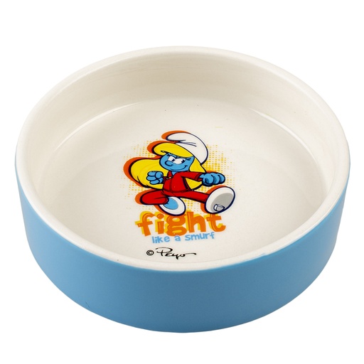 [13567] Smurfette feeding bowl [white/blue (White)]