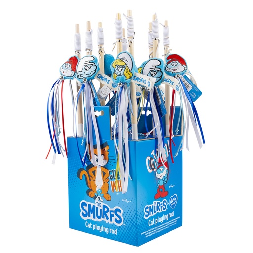 [13587] The Smurfs embroidery cat rods [multicolored (Multi)]