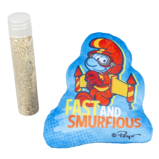 [13595] Jetpack Smurf catnip toy [blue (Blue)]