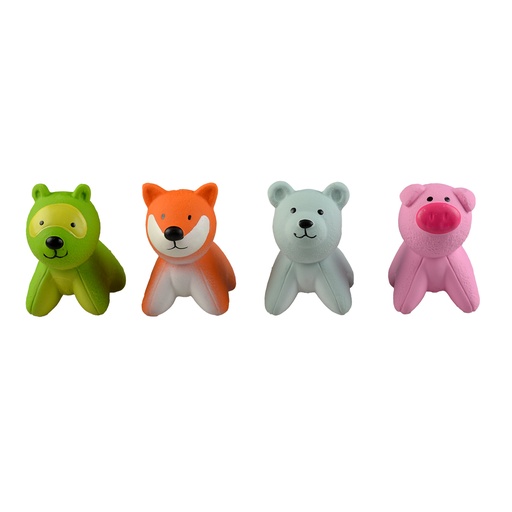 [13651] Latex Fuchs/Schwein/Hund/Bär [gemischte farben (Multi)]