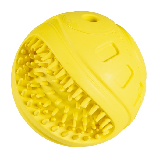 [13717] Rubber giggle ribble ball [yellow (Yellow)]