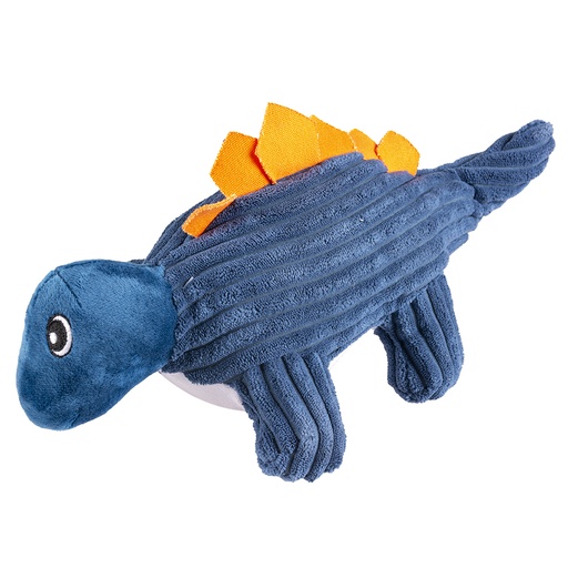 [13810] Peluche dino Stegosaurus corduroy [bleu (Bleu)]