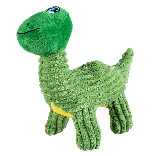 [13814] Peluche dino Brontosaurus corduroy [vert (Vert)]
