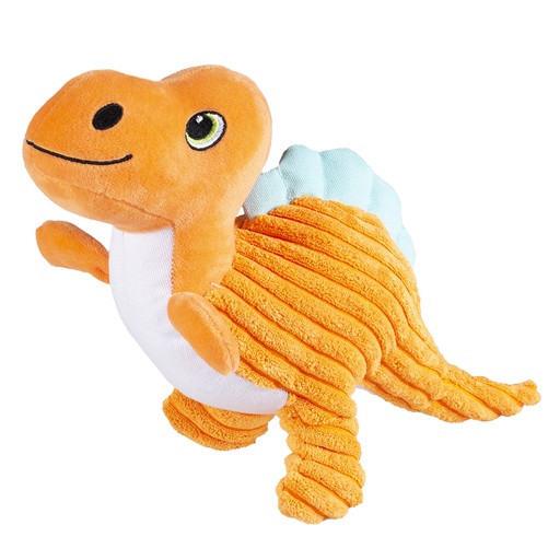 [13819] Plush dino Ankylosaurus corduroy [orange (Orange)]
