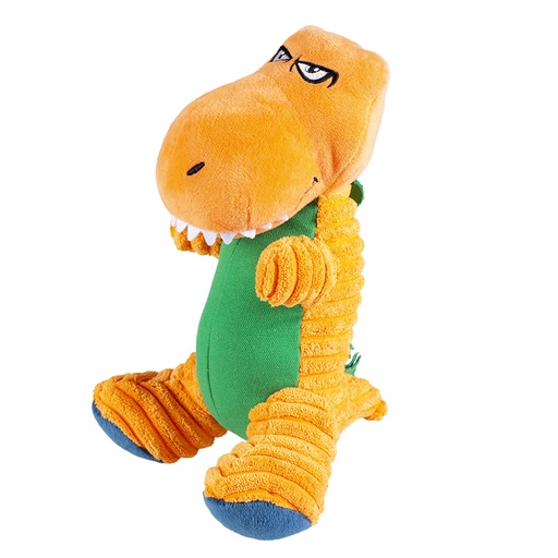 [13820] Plush dino T-rex corduroy [orange (Orange)]