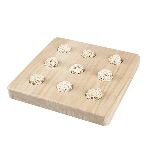 [13995] Sniffle `n snack puzzle en bois Hao [beige (Marron)]