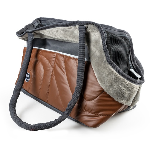 [14122] Paris Pet Bag Chic [braun/schwarz (Braun)]