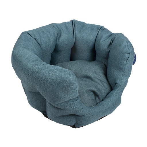 [14272] Bed oval Royal blue [blue (Blue)]