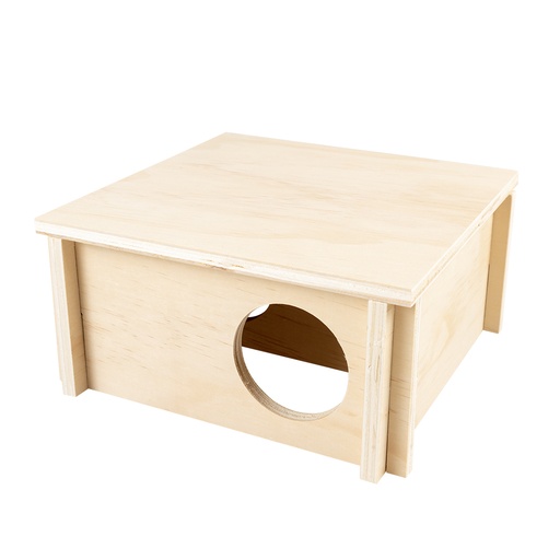 [14346] Nagetier Holz Bungalow [honig gold (Holz)]