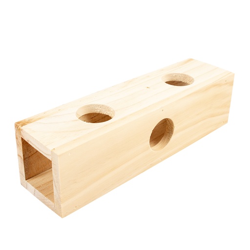 [14349] Houten tunnel [houtkleurig (Hout)]
