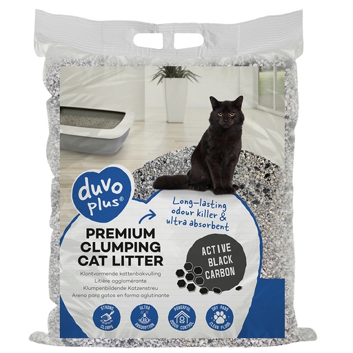 [14391] Premium clumping cat litter black carbon