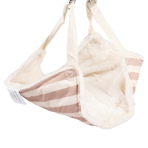 [14419] Striped hangmat pluche [meerkleurig (Multi)]